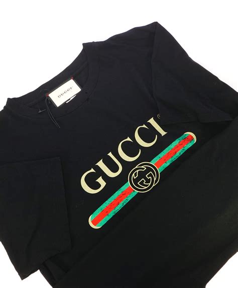 gucci classic logo t shirt|vintage gucci logo t shirt.